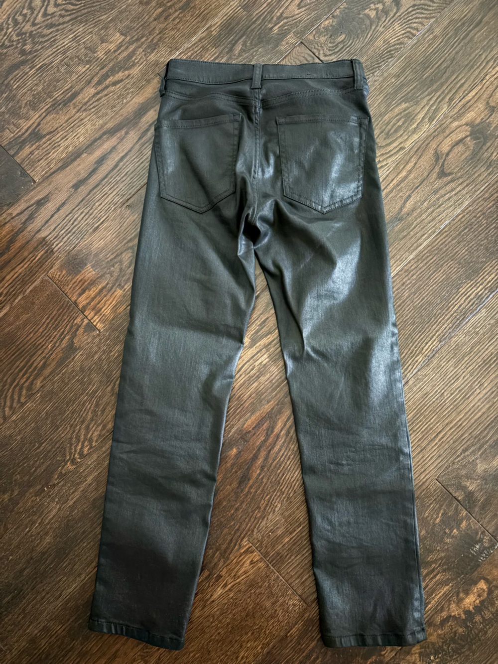 Banana Republic Black Coated Ankle Jeans
